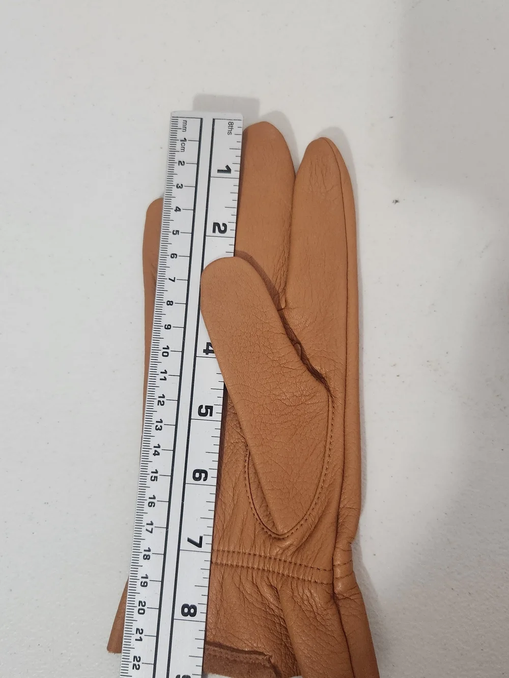 Orvis Chestnut Brown Leather Gloves